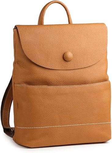 Amazon Co Jp リエール Lierre 日本製 本革 リュックサック レディース 大人 小さめ シンプル キャメル シューズ バッグ