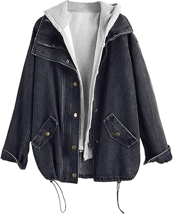 black denim jacket womens plus size