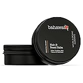 BAHAWAT Beard Balm Tobacco Oud - Styles, Strengthens & Softens Beards - Natural Beard Conditioner- ZERO GRIT Balm - reduces beard itch, 2 ounce