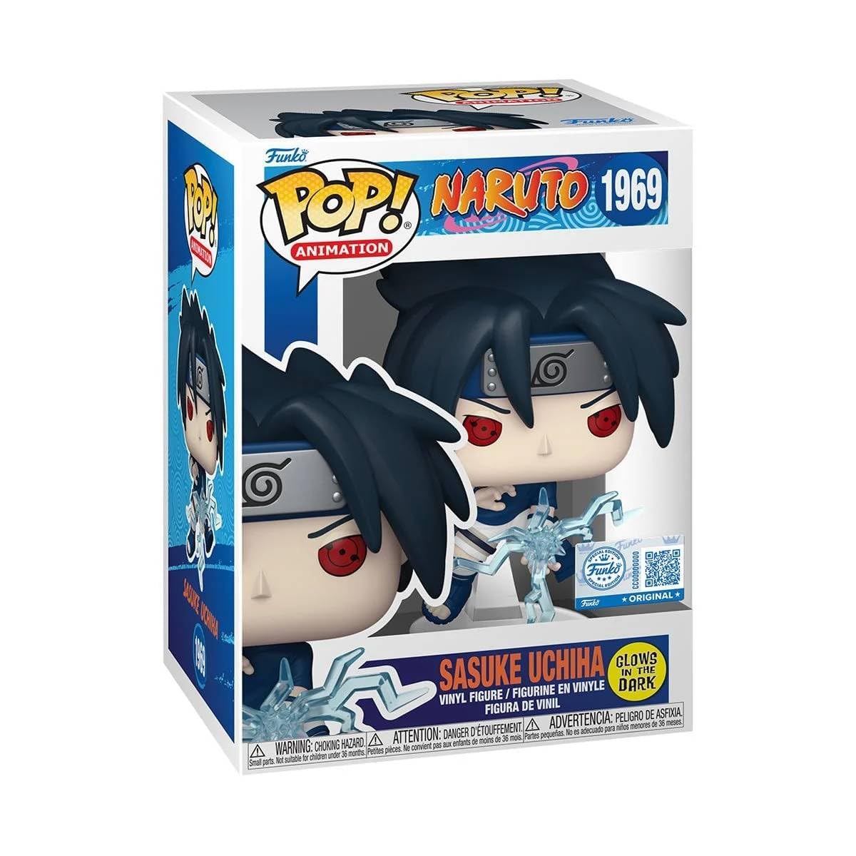 Funko Naruto Shippuden - Sasuke Uchiha Entertainment Earth Special Glow in The Dark Exclusive #1969