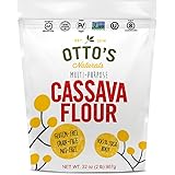 Otto's Naturals Cassava Flour, Gluten Free and Grain-Free Flour For Baking, Certified Paleo & Non-GMO Verified, Made From 100