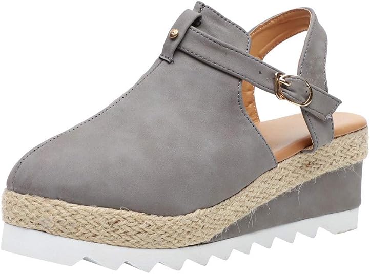 99native Women's Wedges Sandals Summer ClosedToe Platforms Sandals