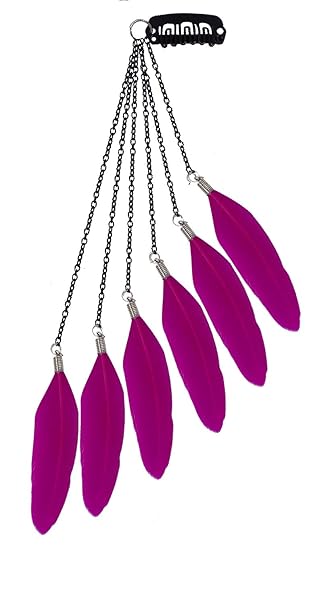 Buy Majik 2 Pcs Regular Used Handmade Feather Hair Extension Hair