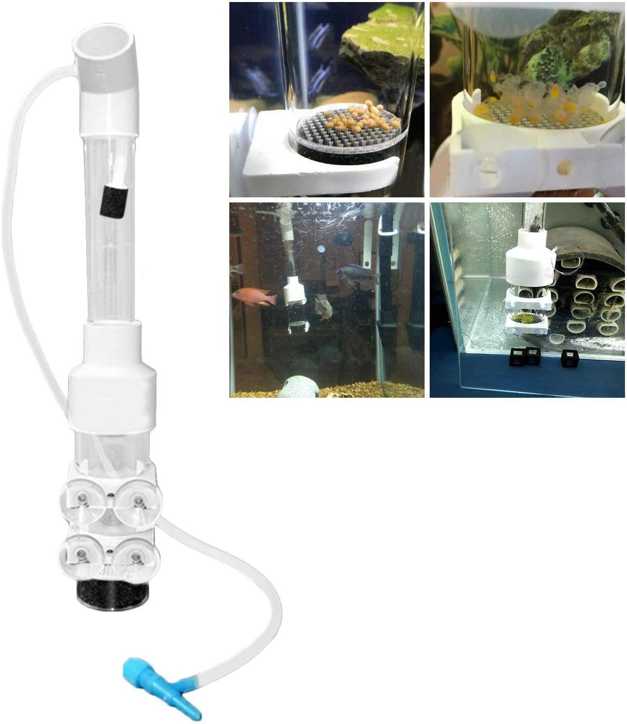 Junkai Fish Egg Incubator-Aquarium Cichlids Tumbler Fish Egg Incubator 40mm,Instead Mouth Breeder