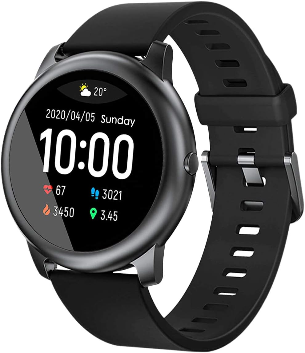HAYLOU Solar LS05 Smart Watch Sport Metal Round Heart Rate Sleep Monitor IP68