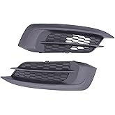 NewYall Front Left and Front Right Fog Light Cover for Honda Civic 2016 2017 2018