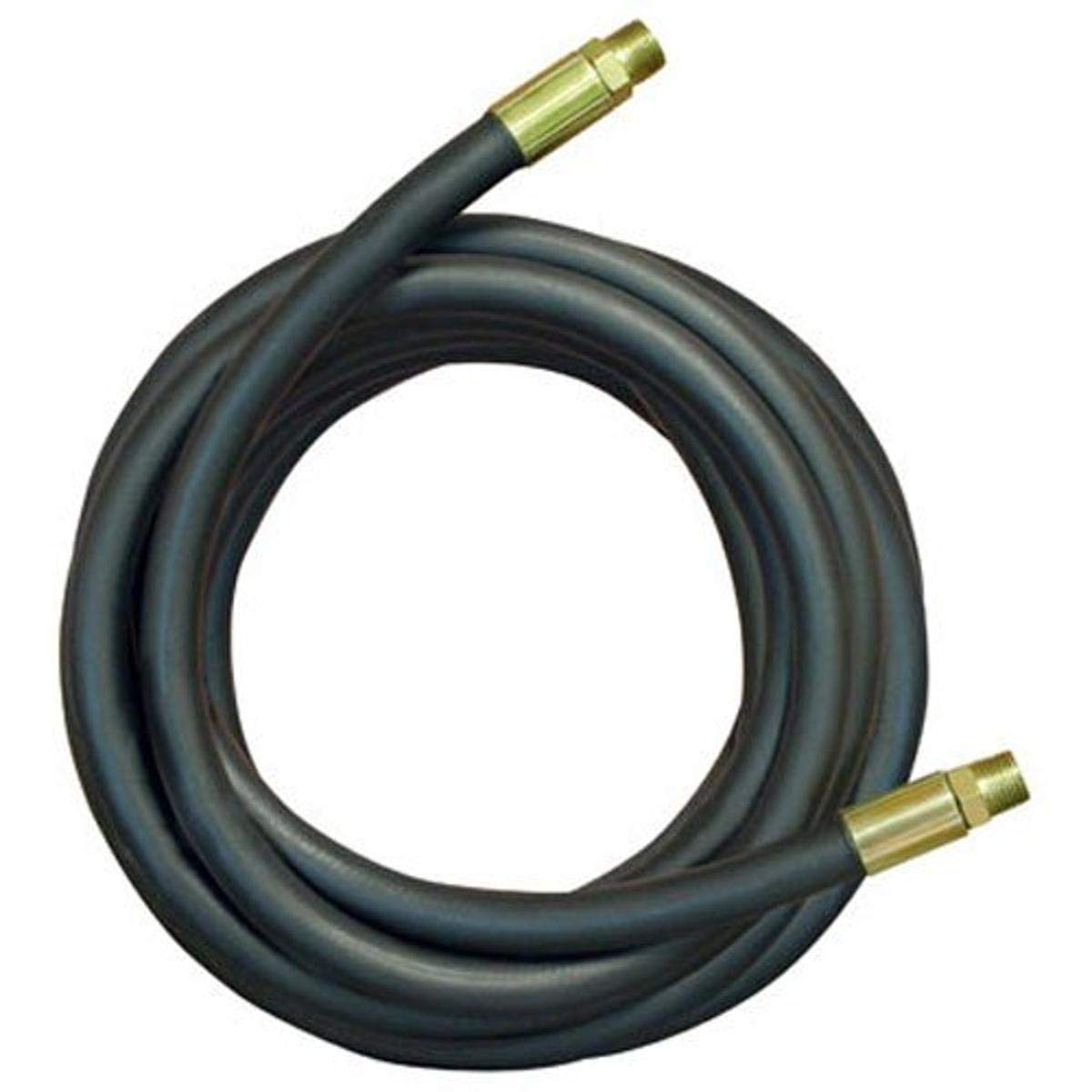 Photo 1 of "Apache 98398238 3/8"" x 48"" 2-Wire Hydraulic Hose Male x Male Assembly", Black
