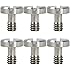 MENGS&reg; 6 St&uuml;ck 1/4" Schraube (&Oslash;14mm x H15mm) mit Edelstahl Material f&uuml;r Stativ / Einbeinstativ / Schnellwechselplatte / Kamera schraube