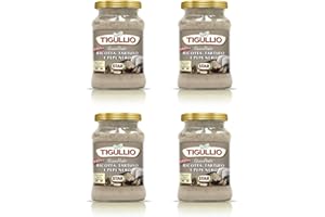 Tigullio GranPesto Ricotta, Tartufo e Pepe Nero - 6.5 Fluid Ounce (185ml) Packages (Pack of 4) [ Italian Import ]