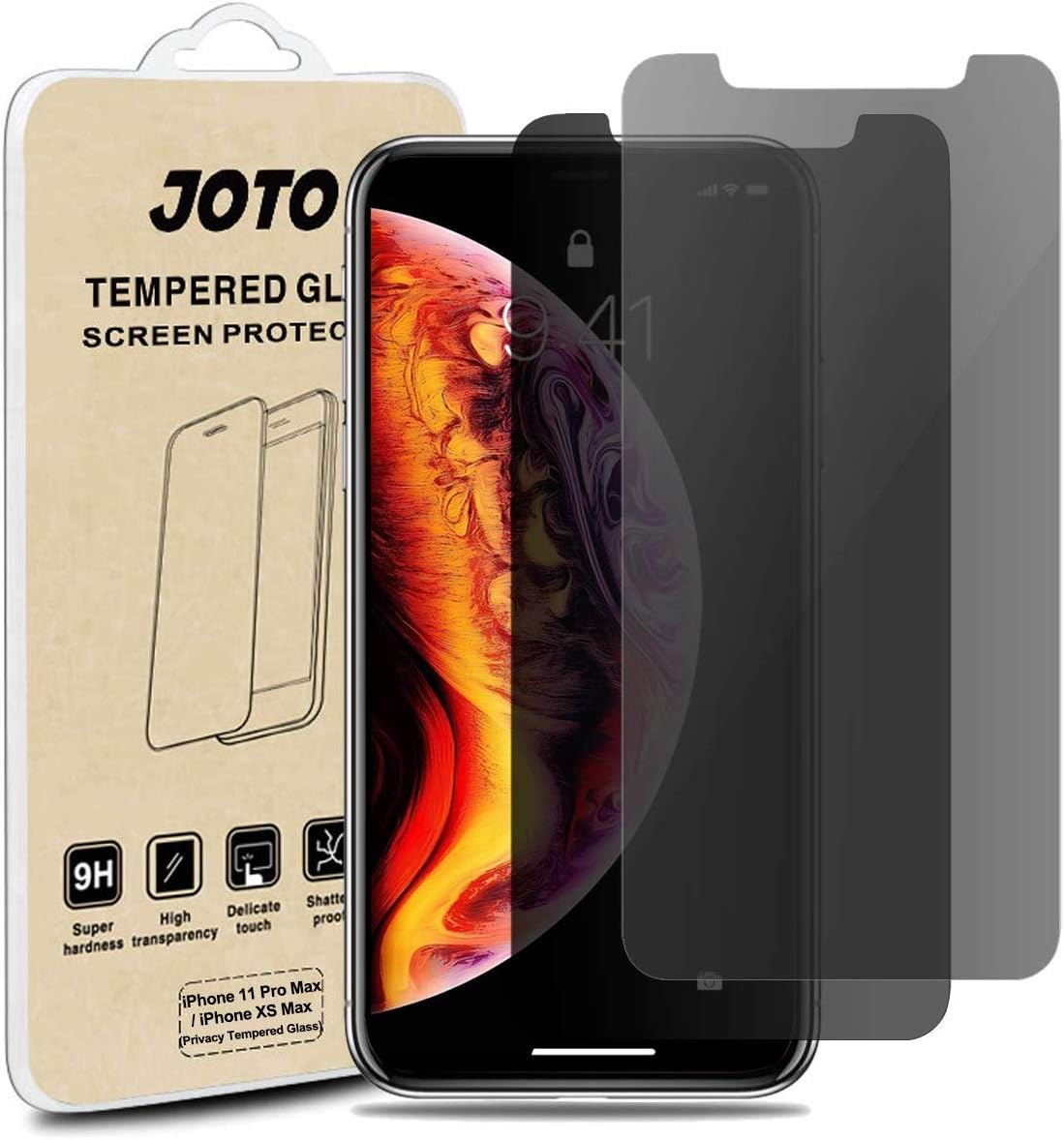 Amazon Joto ２枚セット スマホ用 液晶フィルム 覗き見防止 スクリーンプロテクター アンチスパイ 強化ガラス 液晶保護 適用機種 Iphone 11 Pro Max Xs Max 18 スクリーンプロテクター 通販