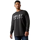 ARIAT Men’s Rebar Cotton Strong Logo Short Sleeve T-Shirt