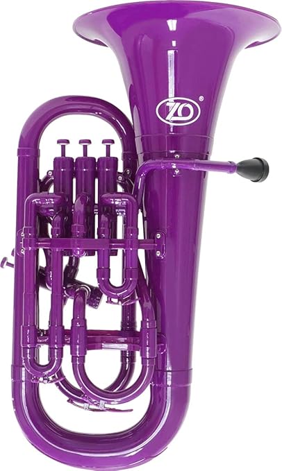 Amazon Zo ゼット オー プラスチック製ユーフォニアム Eu 04 カラー パープル 楽器 音響機器 楽器
