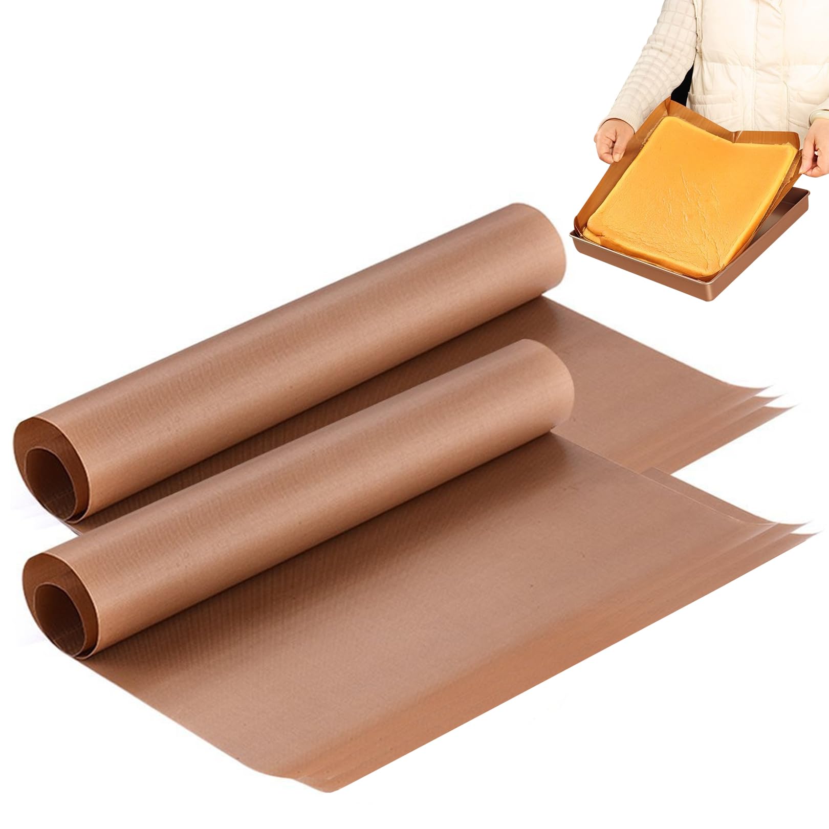 6 Pack Reusable Baking Sheet,Oven Liner,Silicone Baking Sheets,Diamond Chef Non Stick Raised Silicone Baking Mat,Baking Mats Non Stick Reusable for Baking Tray Liner for Bread,Biscuits,Meat