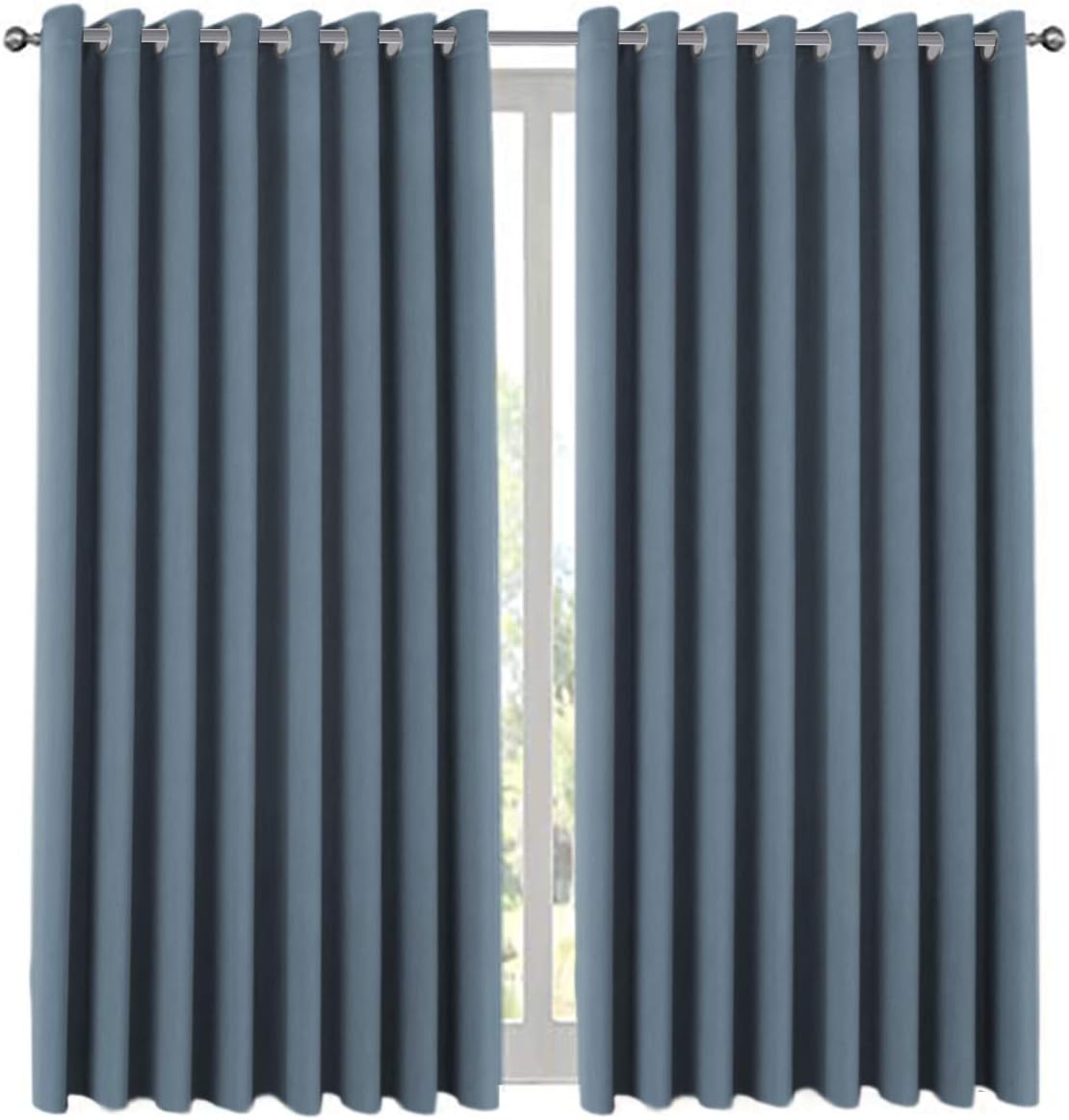 Best open back living room shelf blue