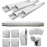 Pioneer Decorative PVC Slim Line Cover Kit for Mini Split Air Conditioners and Heat Pumps