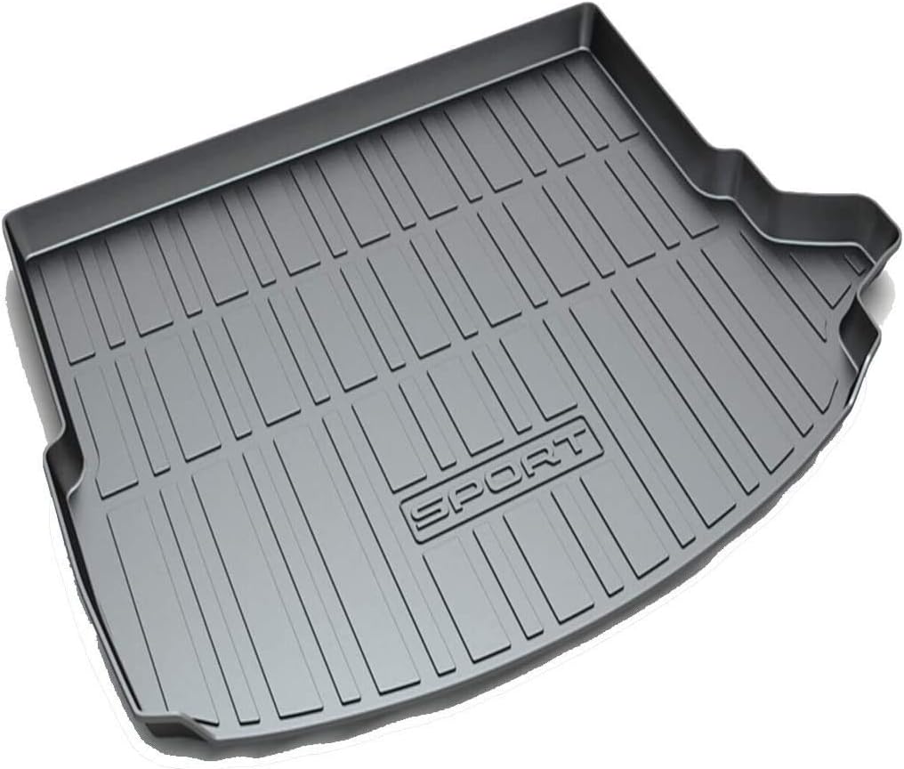 Black Rubber Car Rear Trunk Liner Boot Mat for Land Rover Discoverery