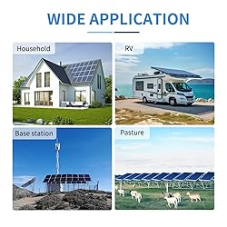 Ampinvt 40A MPPT Solar Charge Controller 12V 24V