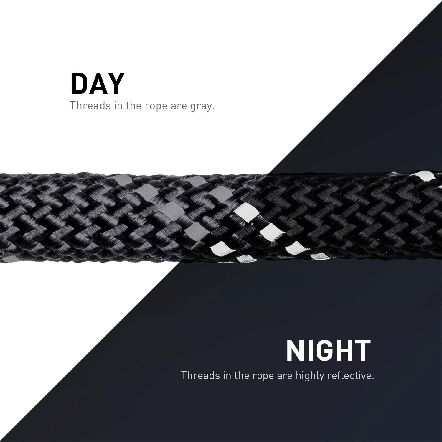 Static Reflective Outdoor Rock Climbing Rope, Tree Climbing Gear for Outdoor Activities, 10mm Heavy Duty Mountain Equipment & 30m(98 ft) Emergency Fire Safety Braided Ropes : Sports & Outdoors