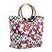 CHAUDER Insulated Neoprene Lunch Bag: Large Lunch Tote Carry Case Box Cooler Container with Zipper, Washable, Reusable, Perfect For Women, Girls, Kids To School, Office, Picnic (Splendid Diamond)