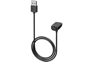 AWINNER Charger Compatible for Fitbit Charge 6/Charge 5/Luxe Cable,Smartwatch Magnetic Fast Charging Cable [Portable] (1.6 ft)