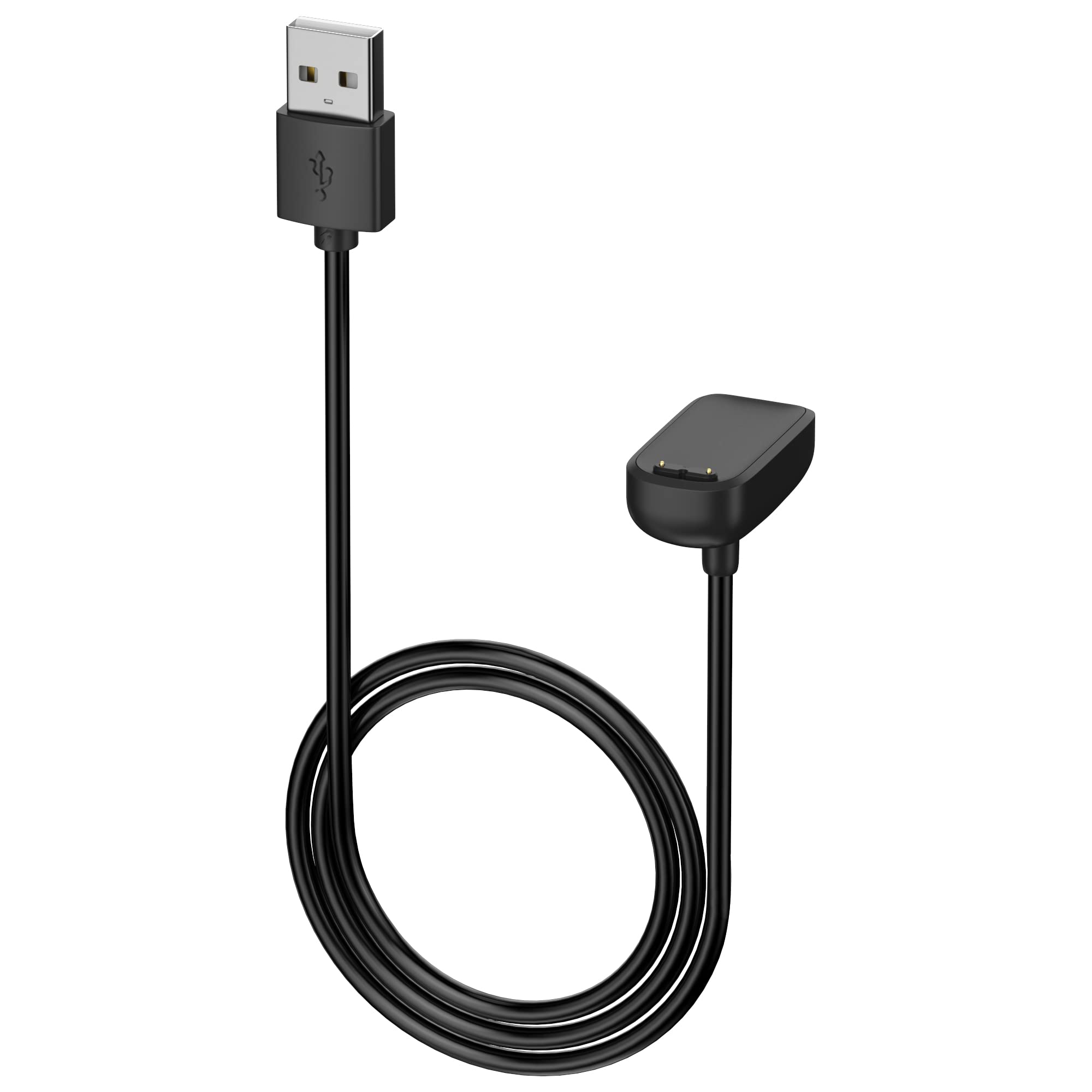 AWINNER Charger Compatible for Fitbit Charge 6/Charge 5/Luxe Cable,Smartwatch Magnetic Fast Charging Cable [Portable] (1.6 ft)