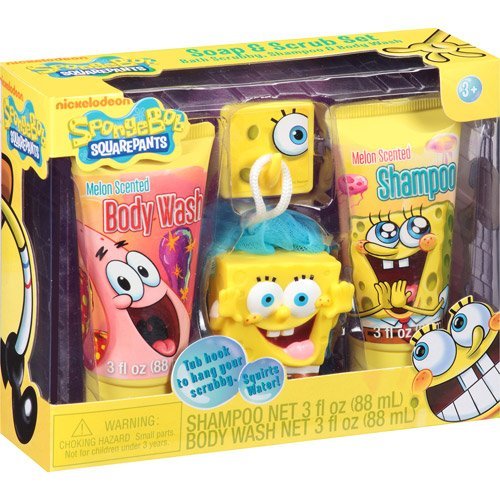 Spongebob Squarepants Soap & Scrub Set Bath Set