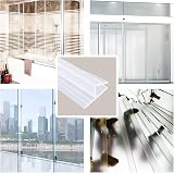 Lvjkes Shower Seal Strip 8mm Insect Screen Silicone Rubber 200cm Bathroom Glass view 6