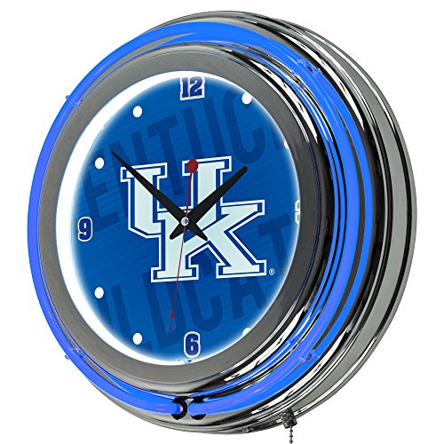 Trademark Gameroom University of Kentucky Chrome Double Rung Neon Clock
- Wordmark