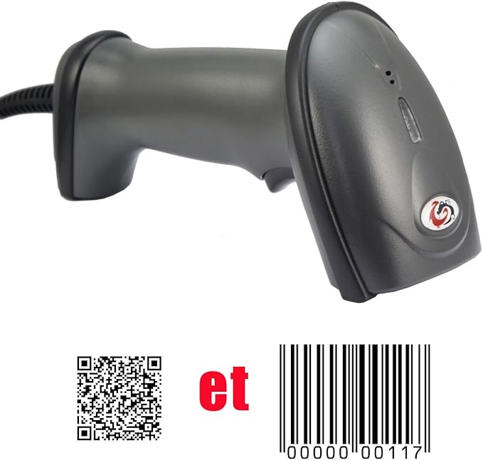 USB 1D and 2D Barcode Scanner Decode capability Amazon.co.uk