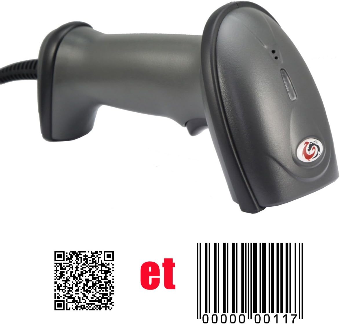 Code Name OBZ Douchette Code Barre 2D/QR, Scanner De Code Barre