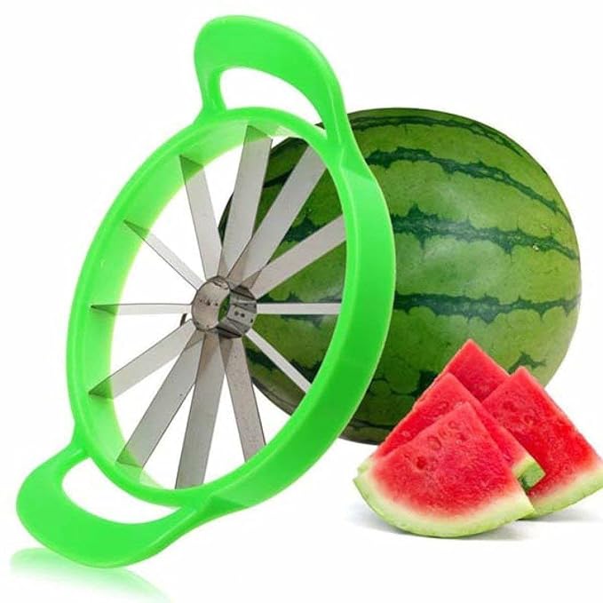 GreenSilver Watermelon Slicer Large Stainless Steel Fruit Cutter
