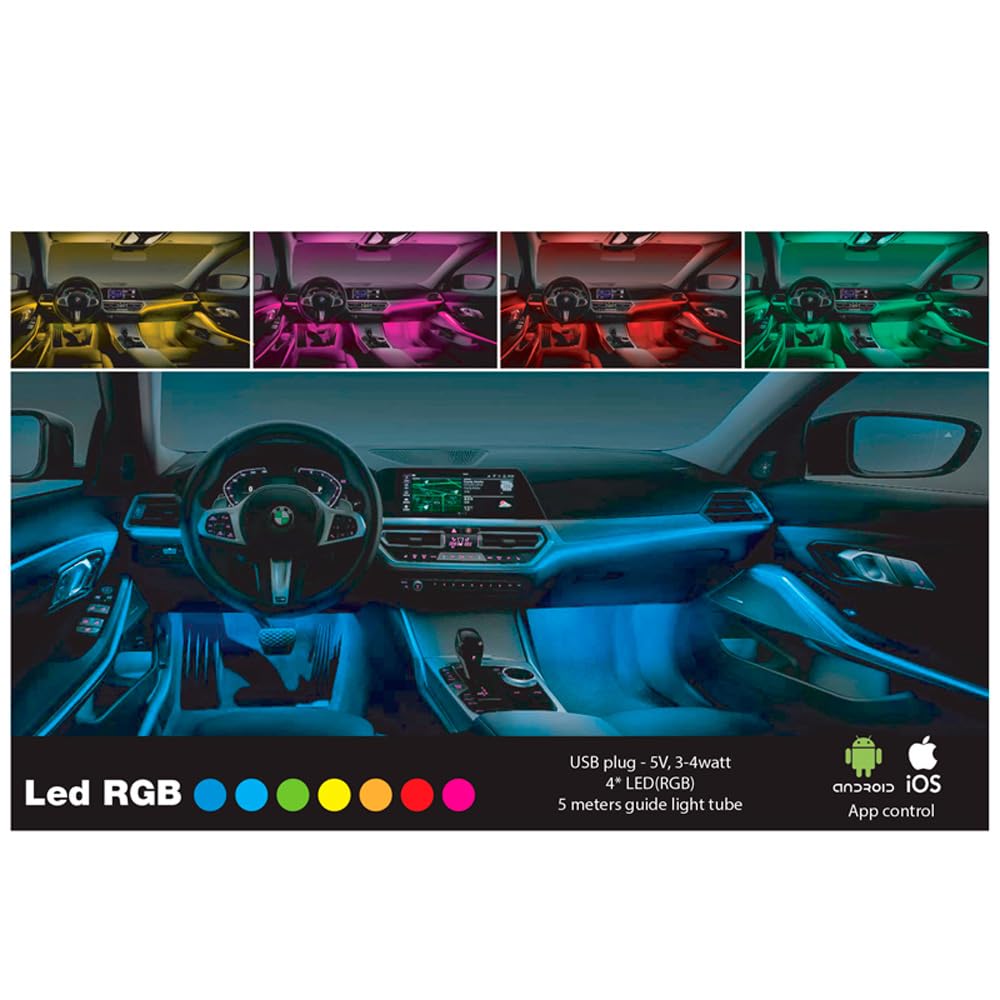 Simoni Racing Interior Ambience Light RGB LED - 5 Meters