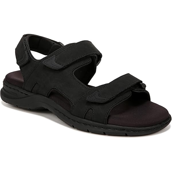 NIB Dr. Scholl's Black Granger Sandals 13M