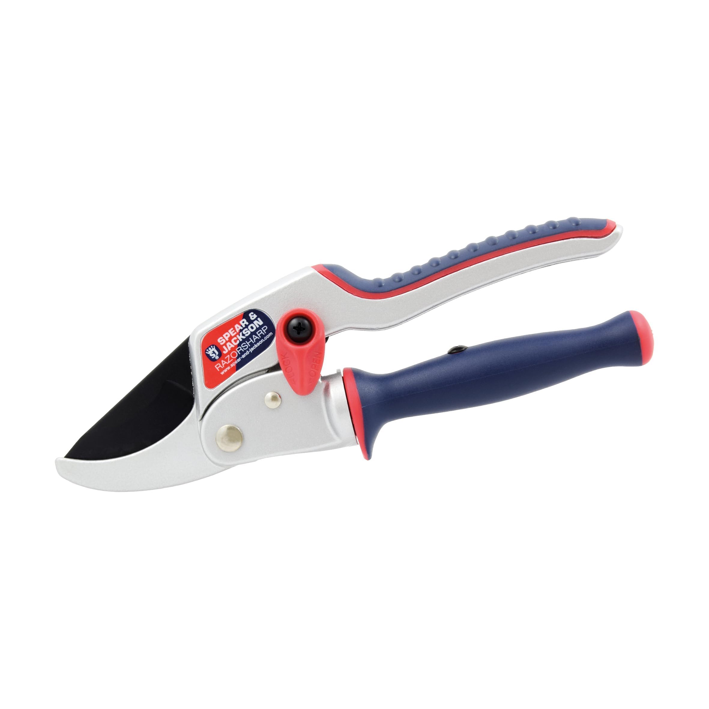 Spear & Jackson 6458RS Razorsharp Ratchet Twist Anvil Secateurs