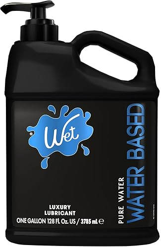 Wet Silver Water-Based Lubricant | Long-Lasting, Original Premium Formula | Vegan, pH-Balanced, Hypoallergenic, Paraben-Free, Non-staining | Lube for Men, Women & Couples, 128 fl oz in Dubai - UAE | Whizz Lubricants Wet Silver Water-Based Lubricant | Long-Lasting, Original Premium Formula | Vegan, pH-Balanced, Hypoallergenic, Paraben-Free, Non-staining | Lube for Men, Women & Couples, 128 fl oz in Dubai - UAE | Whizz Lubricants