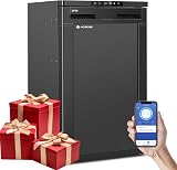 AAOBOSI 83L Campervan Fridge Freezer with APP Control 12V DC Fridge