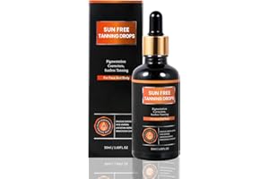 PIPIGE Sun Free-Self Tanning Drops-Bronzing Face Drops-Sunless Self-Tanner for a Natural,Plant extraction formula-DHA content 7%-8%.Moisturizing Bronzing Drops for Face & Body