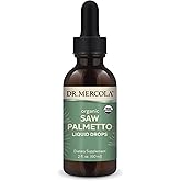 Dr. Mercola Saw Palmetto Liquid Drops, 2 Fl. Oz. (60 mL), 30 Servings, Dietary Supplement, Supports Normal Detoxification Pro
