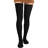 Pleneal Thigh High Socks - Womens Knee High Socks, Fashion Leg Warmers, Long Boot Stockings