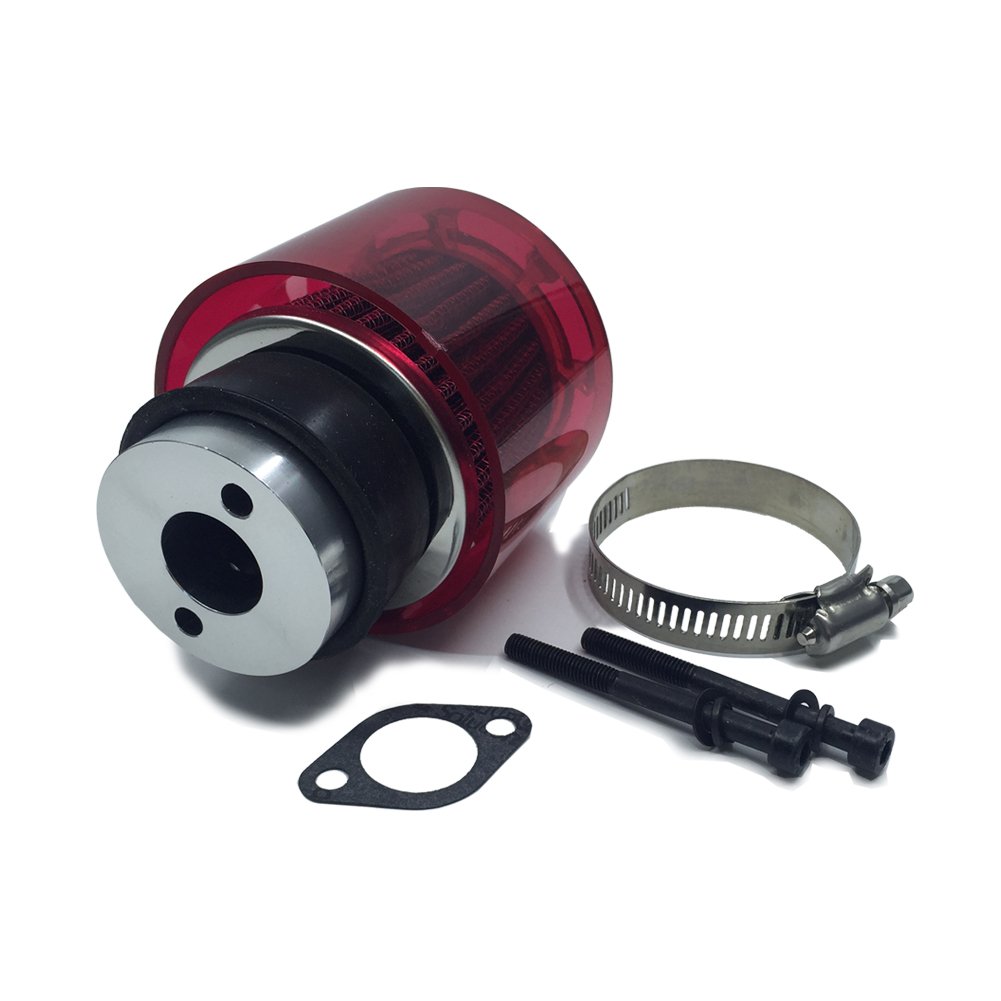 smTSRC Air Filter Fully Set for 23 CC-45 CC 1/5 HPI ROVAN Lost 5ive T Redcat Goped FG (Red)