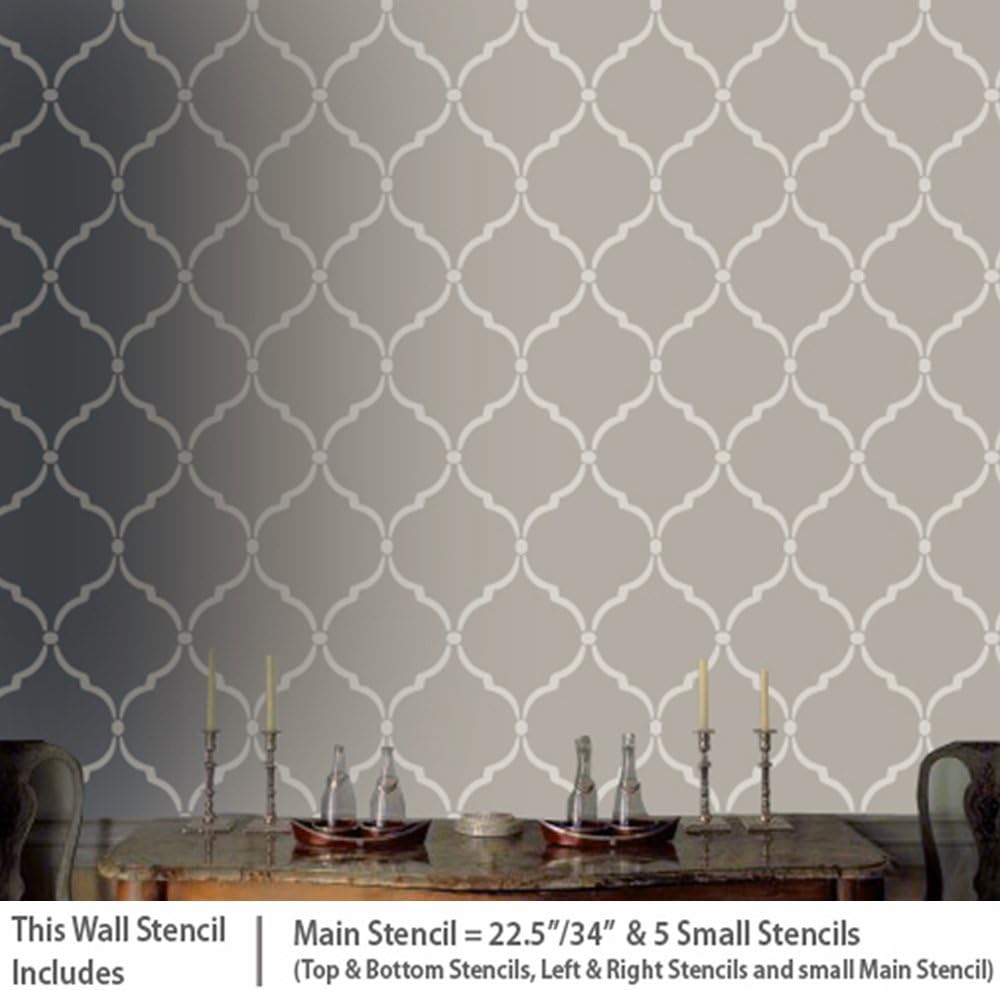 DecorZe Traditional Wall Stencil