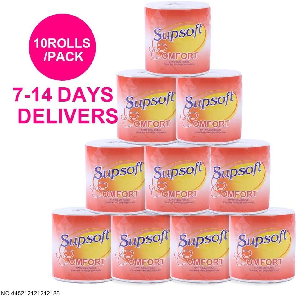 10 Household Rolls Toilet Paper amazon for Home Kitchen Cafe Shop Restaurant