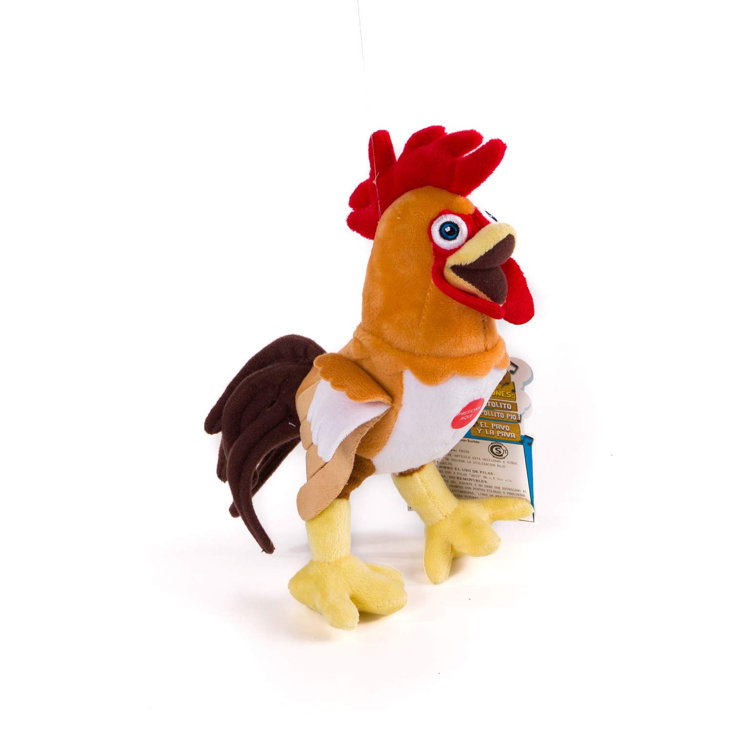 Photo 1 of LA GRANJA DE ZENÓN Gallo Bartolito Musical Stuffed Animal 8-Inch Soft and Huggable Plush Toy with Music, Beloved El Reino Infantil Character