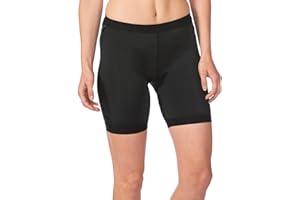 Terry Cycling Universal Bike Liner Shorts for Womens Padded Cycling Shorts with Bike Chamois Underwear Reg & Plus Sizes