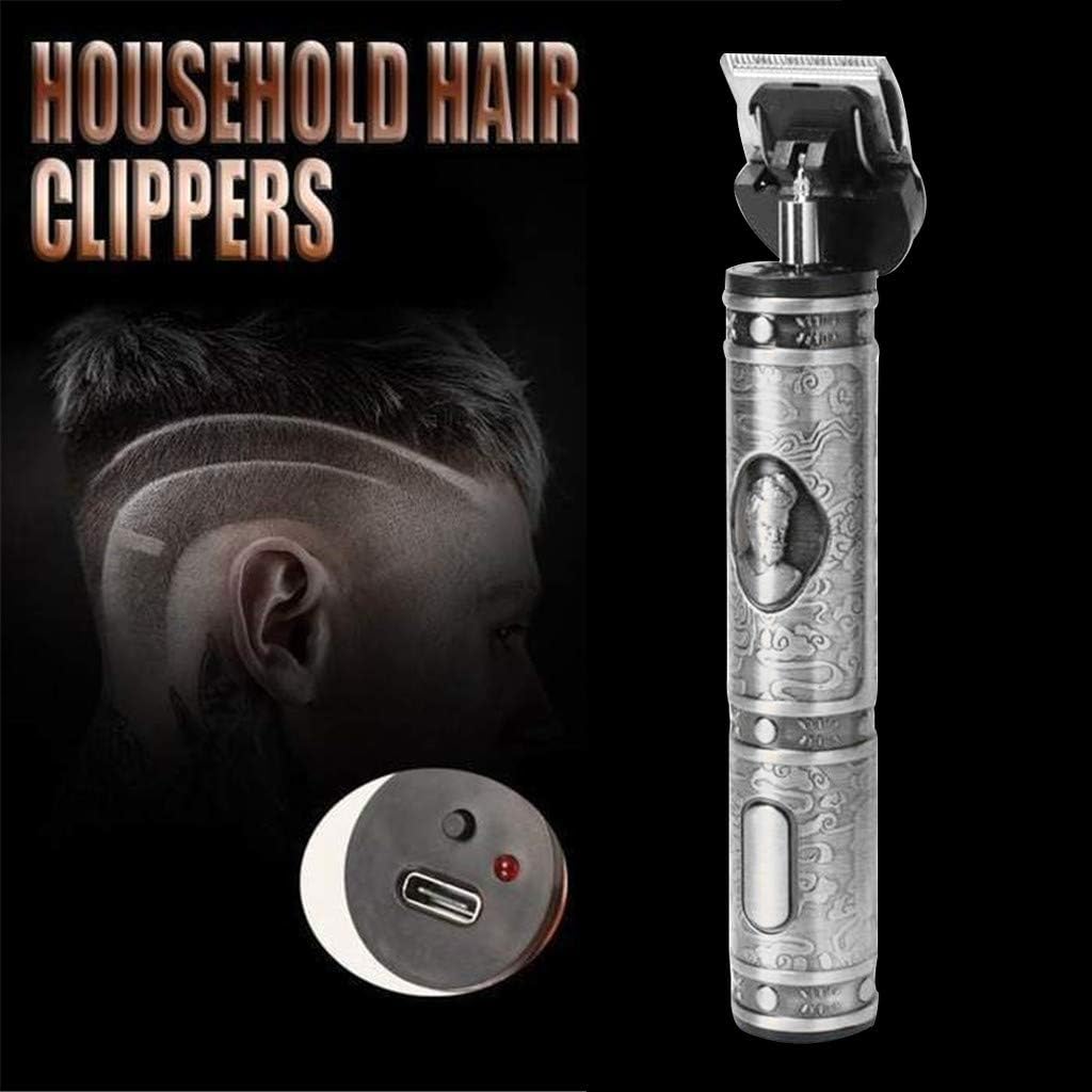Fineday T-Blade Trimme, Outliner Grooming Rechargeable Cordless Close Cutting T-Blade Trimme, Tools & Home Improvement HotSales (Silver)