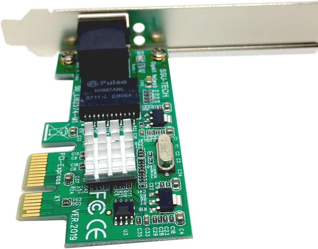 Nic 82574 Gigabit Ethernet de Puerto RJ45 con chipset Intel 82574L para ...