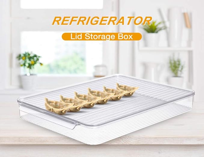 Shuzhen,Dim Sum Almacenamiento Crisper con Tapa Refrigerador Caja ...