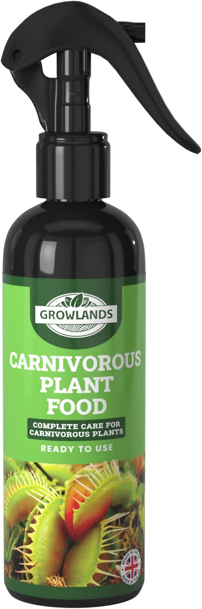 Growlands Carnivorous Plant Food Spray 300 ml Ready to Use Veg Fertilizer