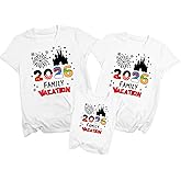 Family Matching Outfits 2026 Magical Kingdom Family Graphic Tee Cruise Trip Summer Vacation Travel Tops