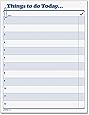TOPS Daily Agenda Things to Do Today Pad, 8.5 x 11 Inches, 100-Sheet Pad (2170)